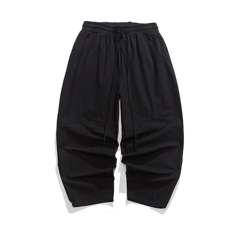 Black pants on a white background