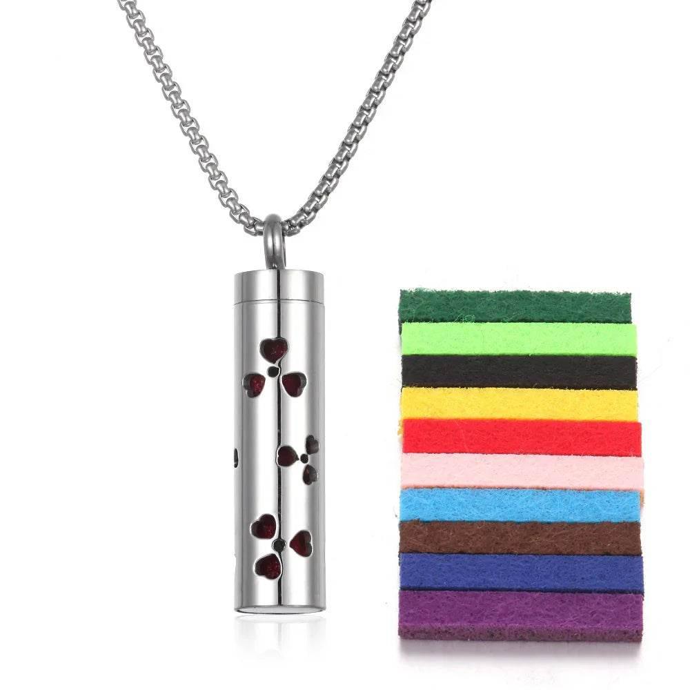 Titanium Aromatherapy Pendant Necklace - ZA-Zola