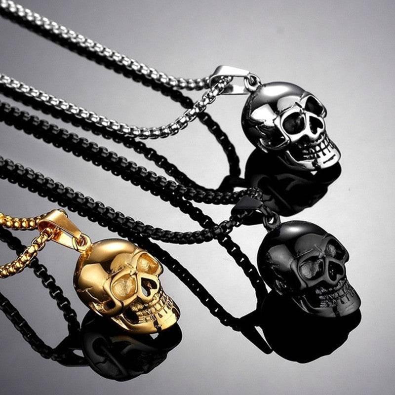 ZA-Zola Halloween Skull Punk Necklace Unisex - ZA-Zola