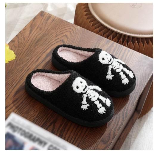 Halloween Spider Ghost Plush Slippers | ZA-Zola - ZA-Zola