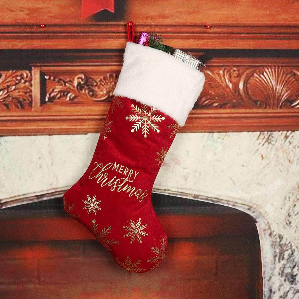 Embroidered Christmas Stockings – Candy & Gifts - ZA-Zola