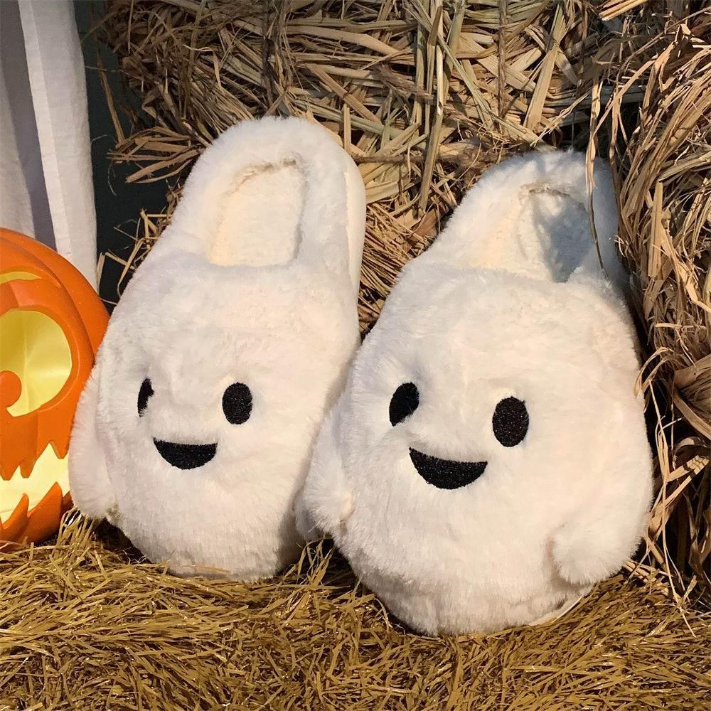 ZA-Zola Halloween Ghost Slippers | Cozy Couples - ZA-Zola