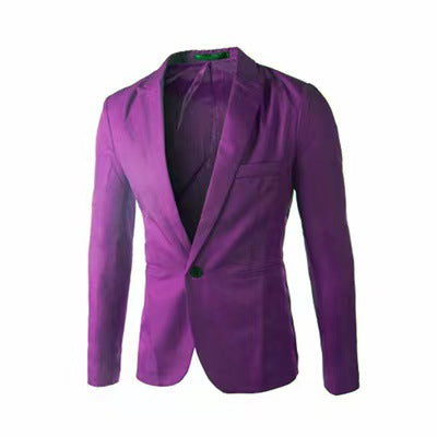 Purple blazer on a white background