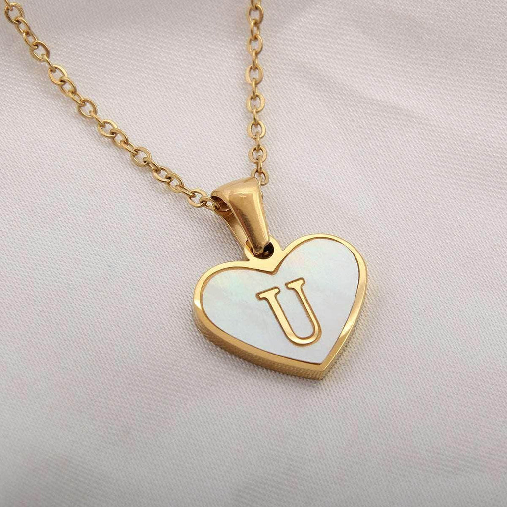 26 Letter Heart Necklace – Personalized Valentine's Gift - ZA-Zola