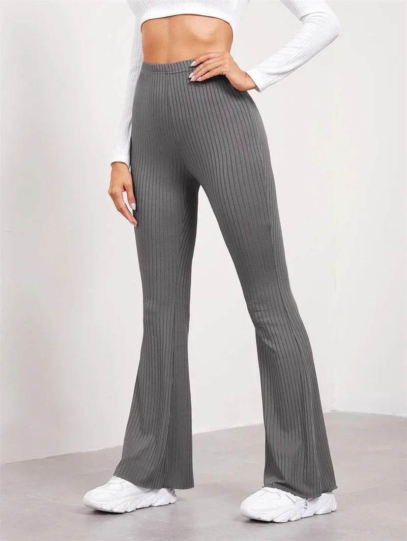 High Waist Yoga Pants – Tummy Control & Medium Elastic - ZA-Zola
