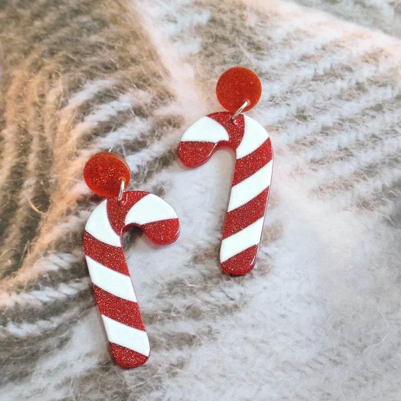 Sweet Rhinestone Christmas Tree Earrings – Festive Holiday Jewelry - ZA-Zola