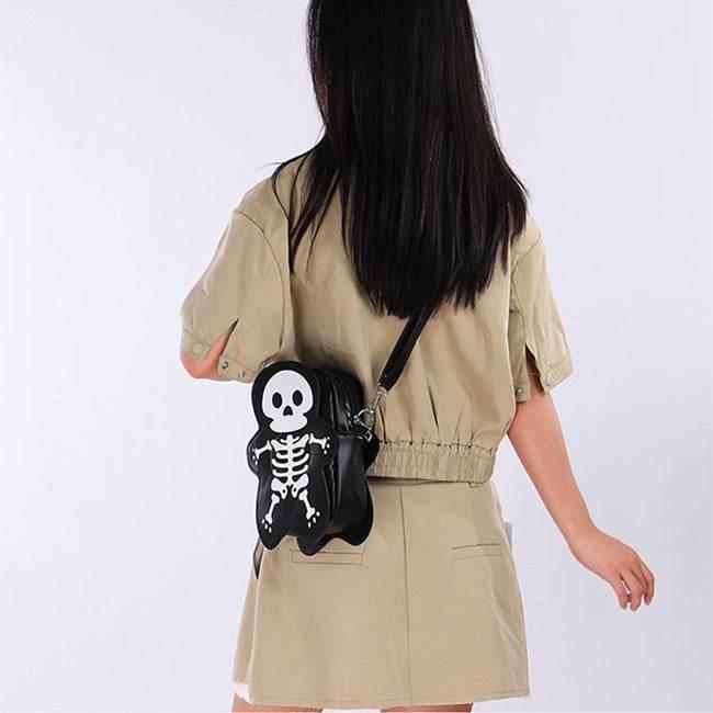 ZA-Zola Halloween Skull Crossbody Shoulder Bag - ZA-Zola