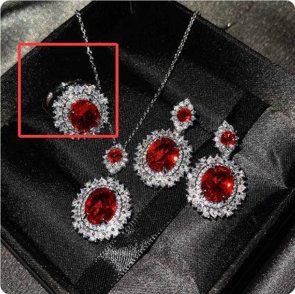 Luxury Three-Piece Inlaid Jewelry Set for Women - ZA-Zola