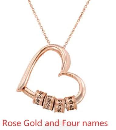 Thanksgiving Heart Love Beaded Necklace – Fashion Must-Have - ZA-Zola