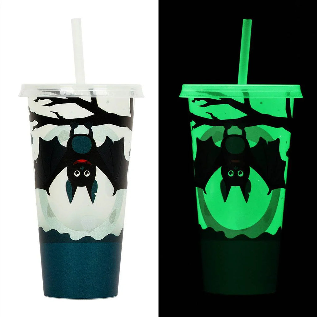ZA-Zola 720ml Halloween Luminous Straw Cup - ZA-Zola