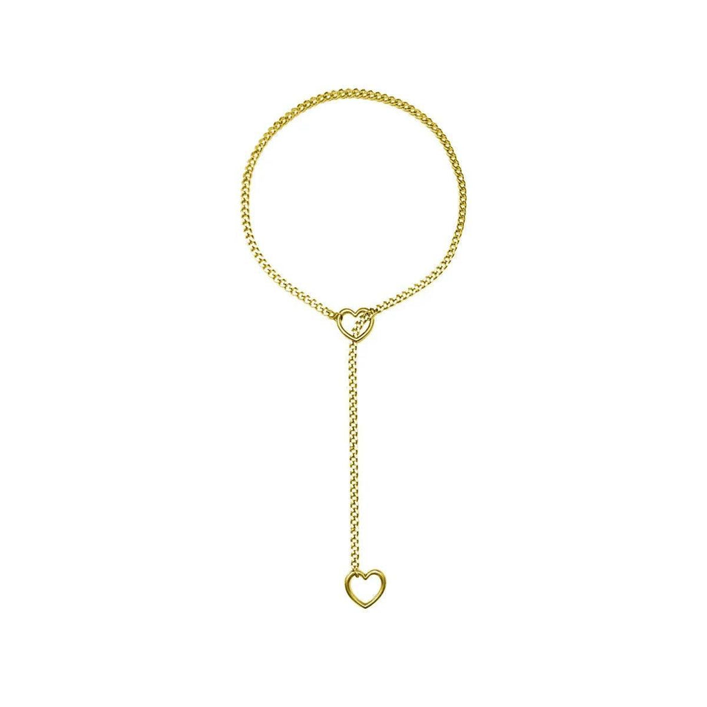 Shop Cuban Adjustable Heart Necklace – Unisex Style - ZA-Zola