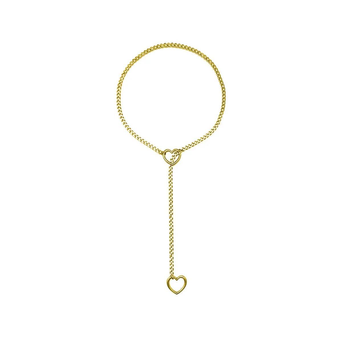 Shop Cuban Adjustable Heart Necklace – Unisex Style - ZA-Zola