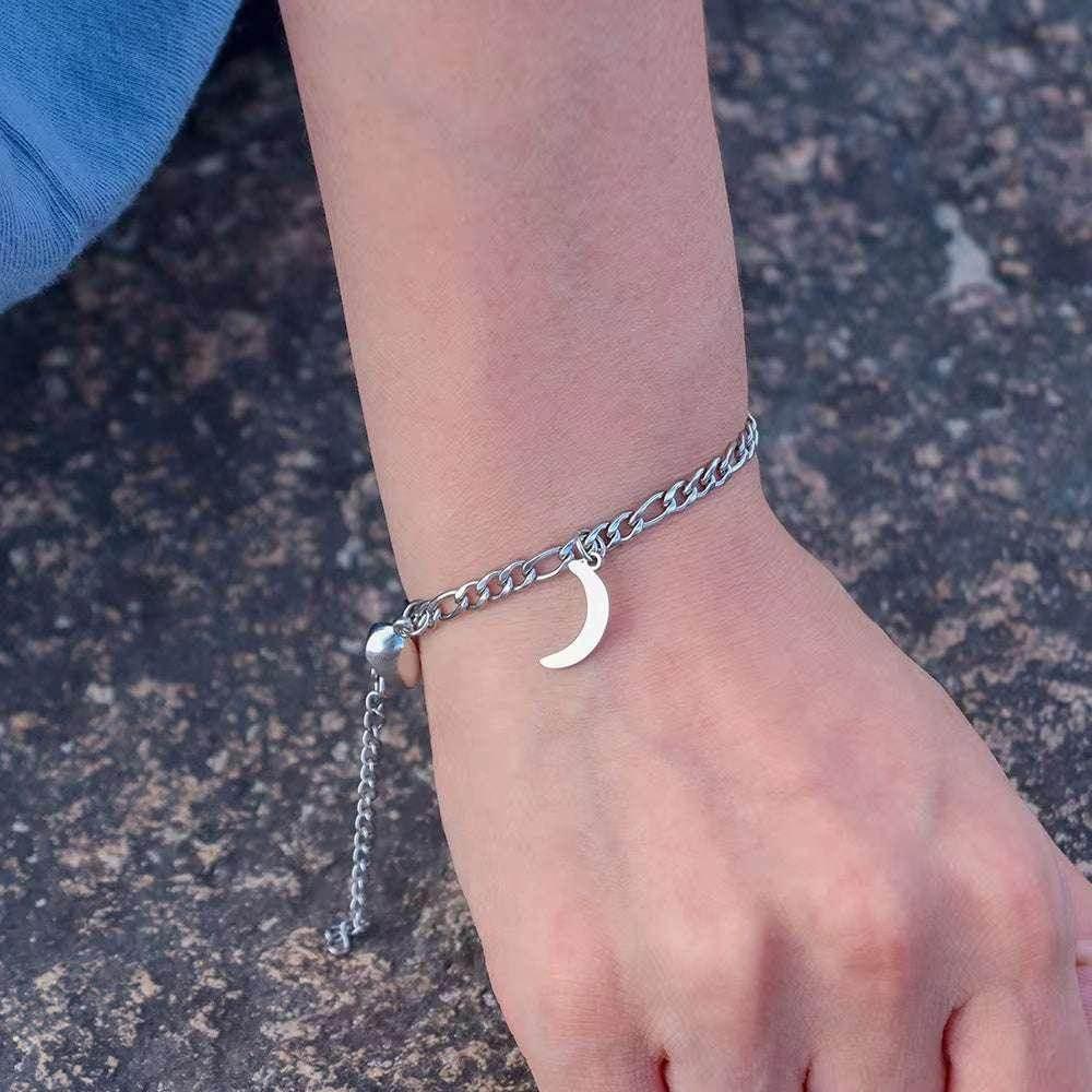 Magnetic Sun Moon Bracelets for Couples - 2Pcs - ZA-Zola