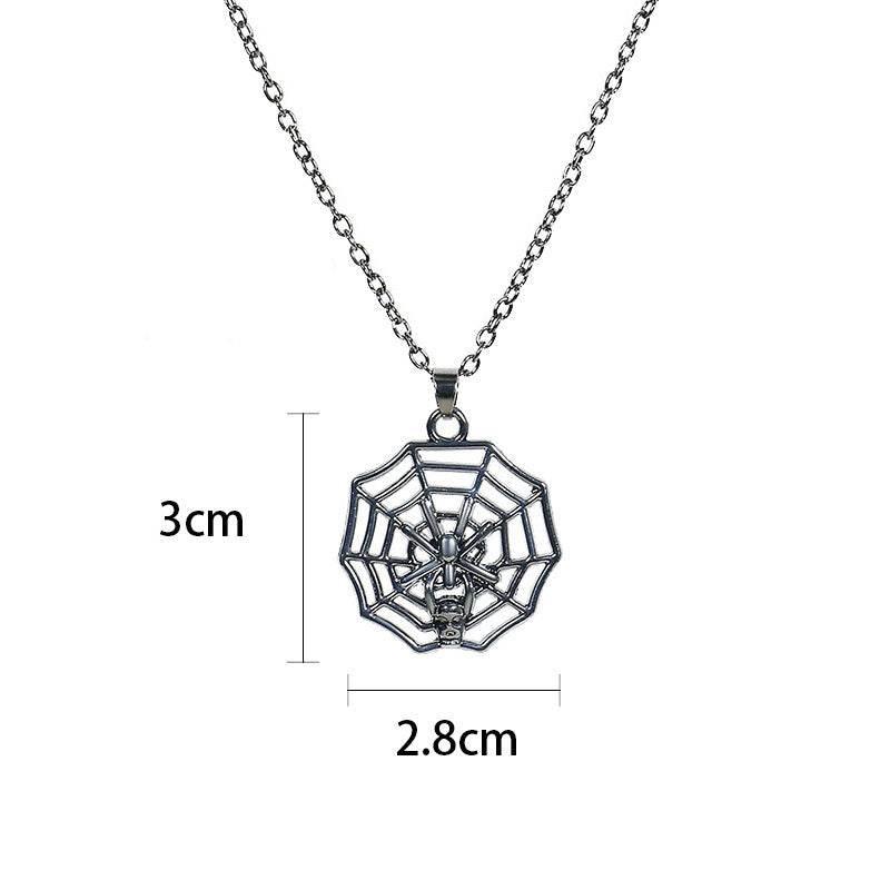 ZA-Zola Ghost Skull Bat Pendant Necklace - ZA-Zola
