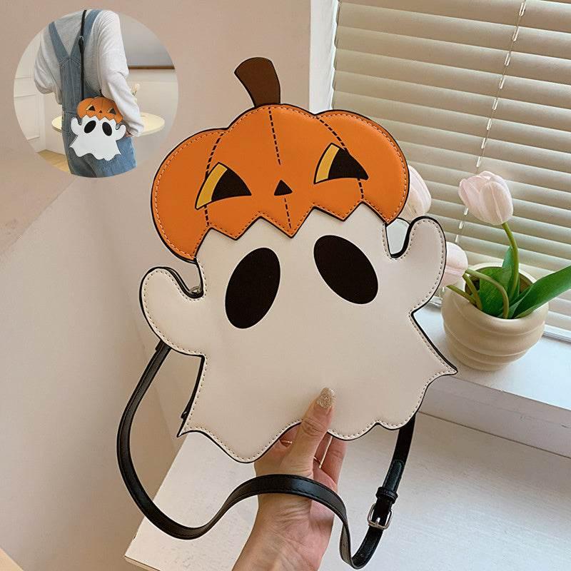ZA-Zola Halloween Pumpkin Ghost Shoulder Bag - ZA-Zola