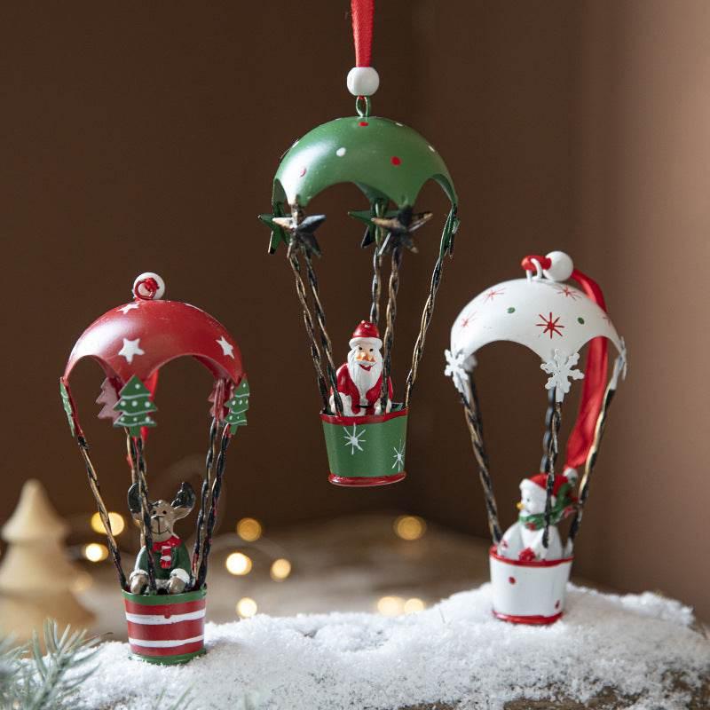 Nordic Christmas Pendant Hot Air Balloon Parachute Décor - ZA-Zola