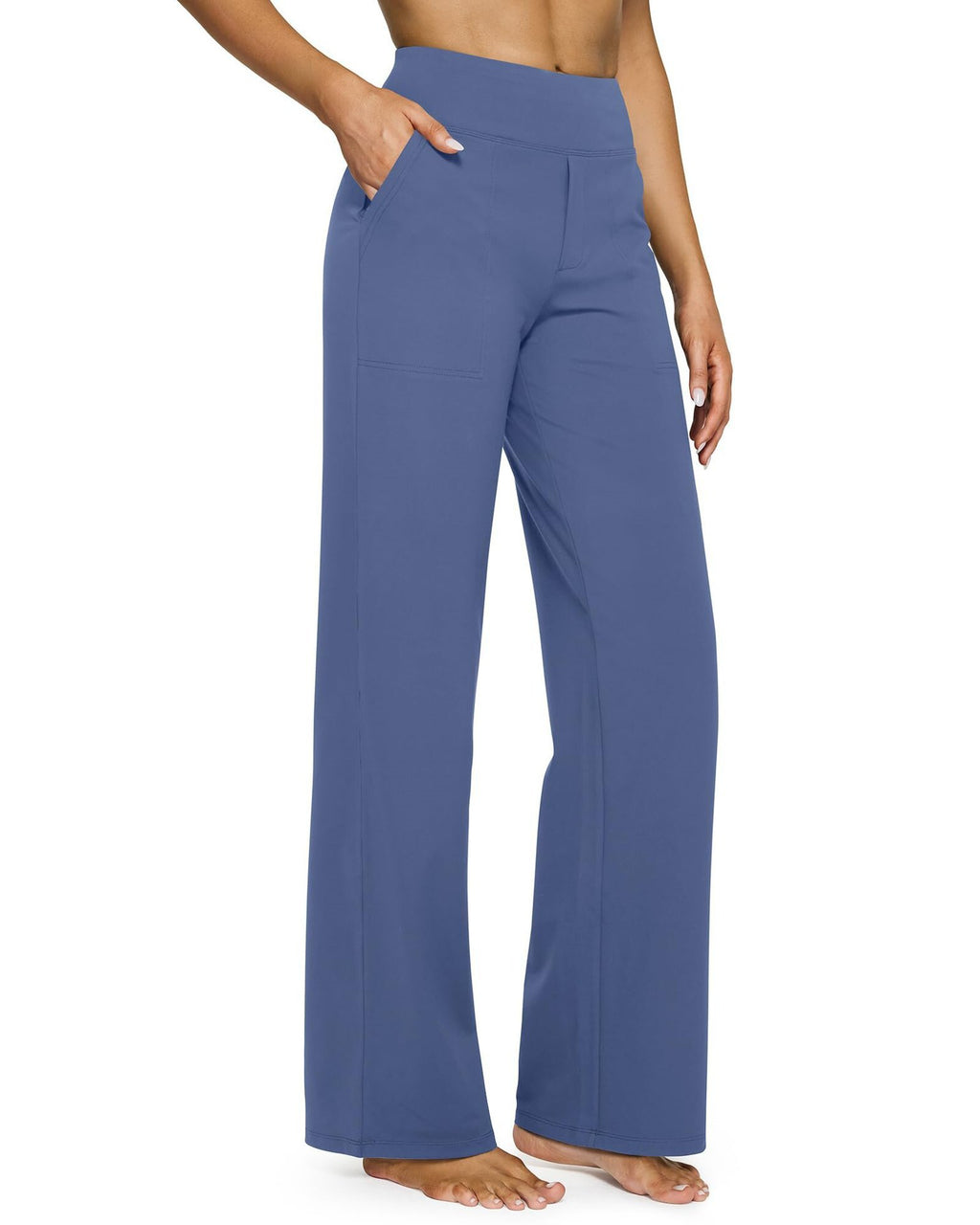 Women's High Waist Straight Trousers Outfit Ideas