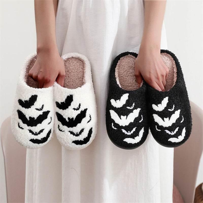 ZA-Zola Halloween Bat Plush Slippers - ZA-Zola
