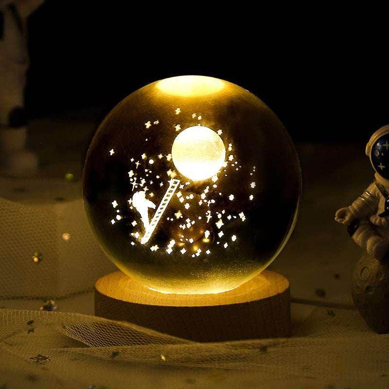 Buy Crystal Ball Night Lamp - Starry Sky Ambience - ZA-Zola