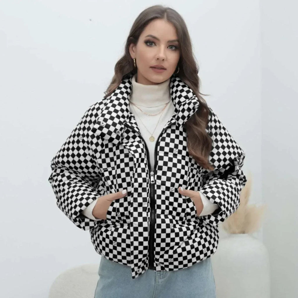 Women’s Warm Cotton Jacket – Cozy Street Style Puffer - ZA-Zola