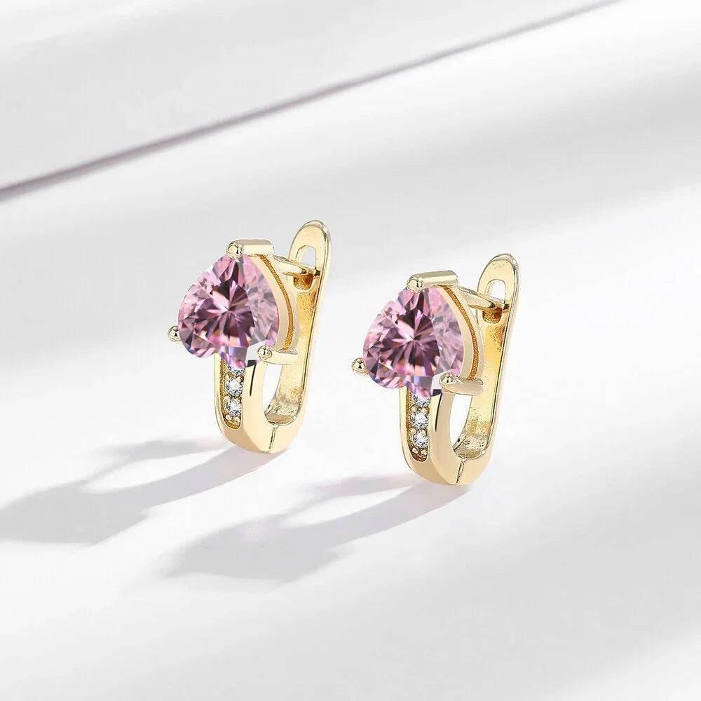 Heart Zircon Ear Clip for Women – Love Inspired - ZA-Zola