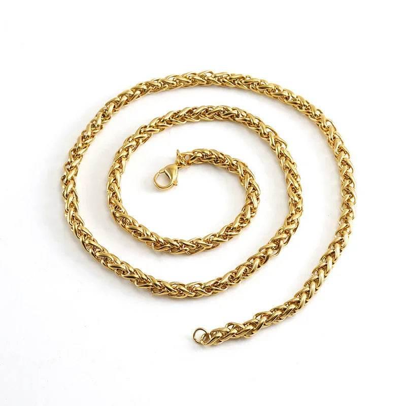 Shop 18K Gold Keel Chain Necklace – Stylish Hip Hop Look - ZA-Zola