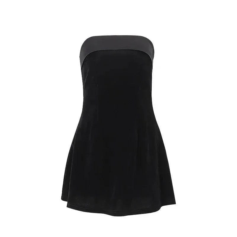 Backless Tube Top Dress – Chic & Stylish Look! - ZA-Zola