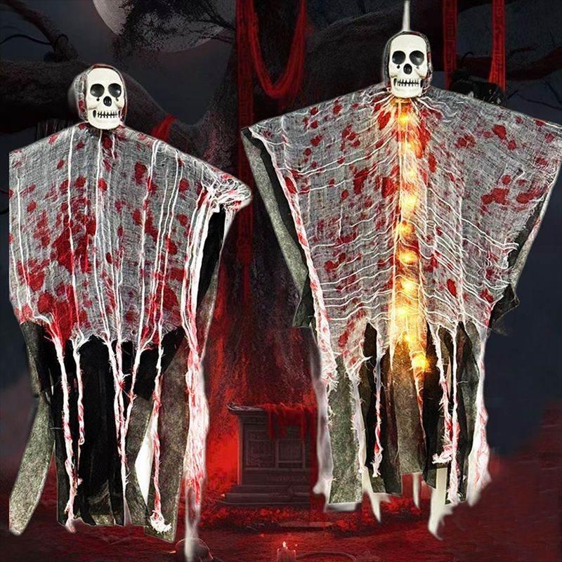 ZA-Zola Blood-Dyed Luminous Skull Hanging Ghost - ZA-Zola