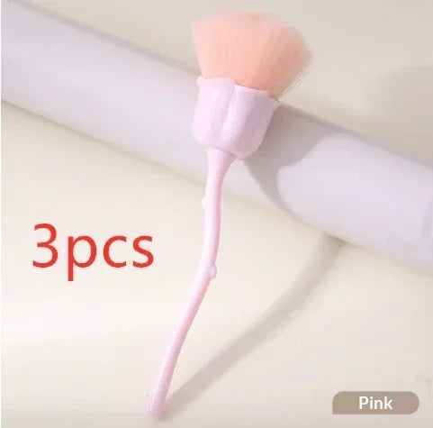 Rose Loose Powder Makeup Brush – Soft Beauty Tool - ZA-Zola