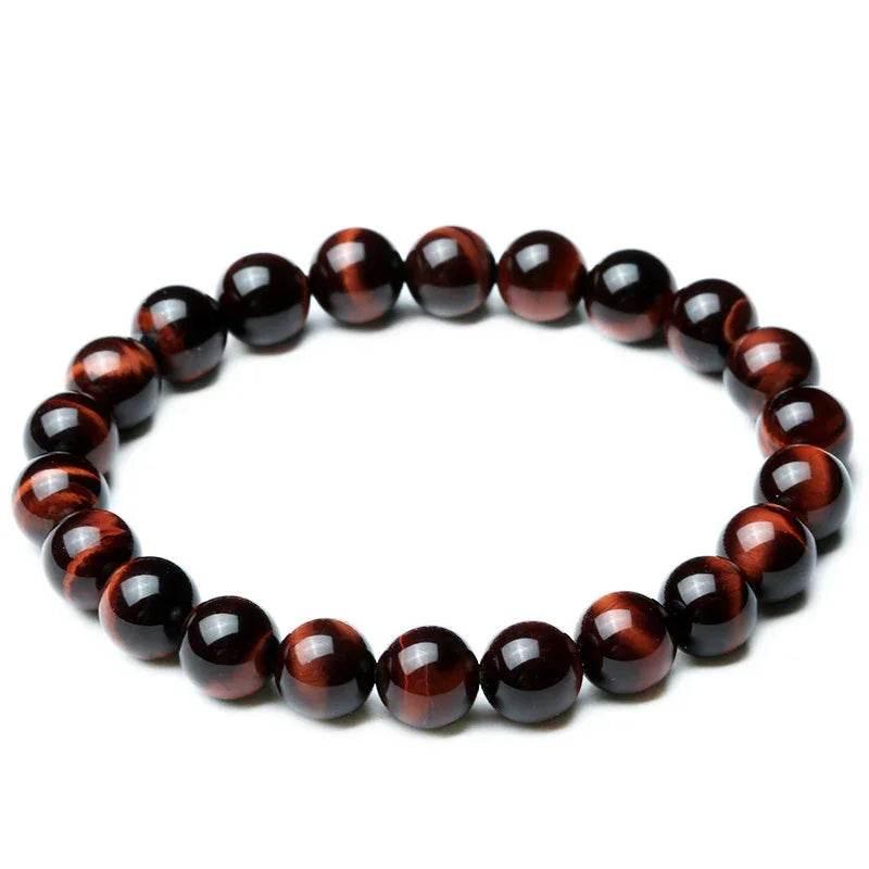 Red Tiger Eye Vintage Bracelet - Anti-Fatigue 8mm - ZA-Zola