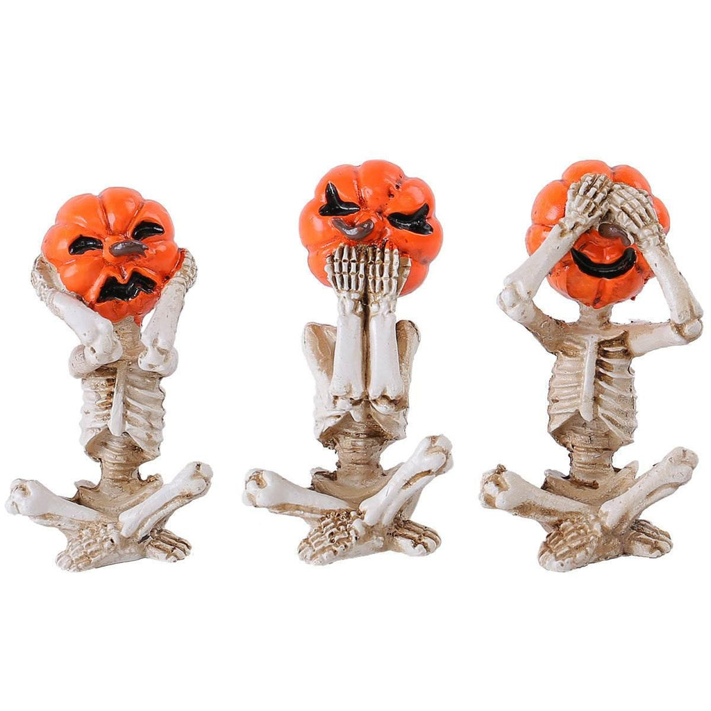 ZA-Zola Pumpkin Head Skull Doll Ornaments - ZA-Zola
