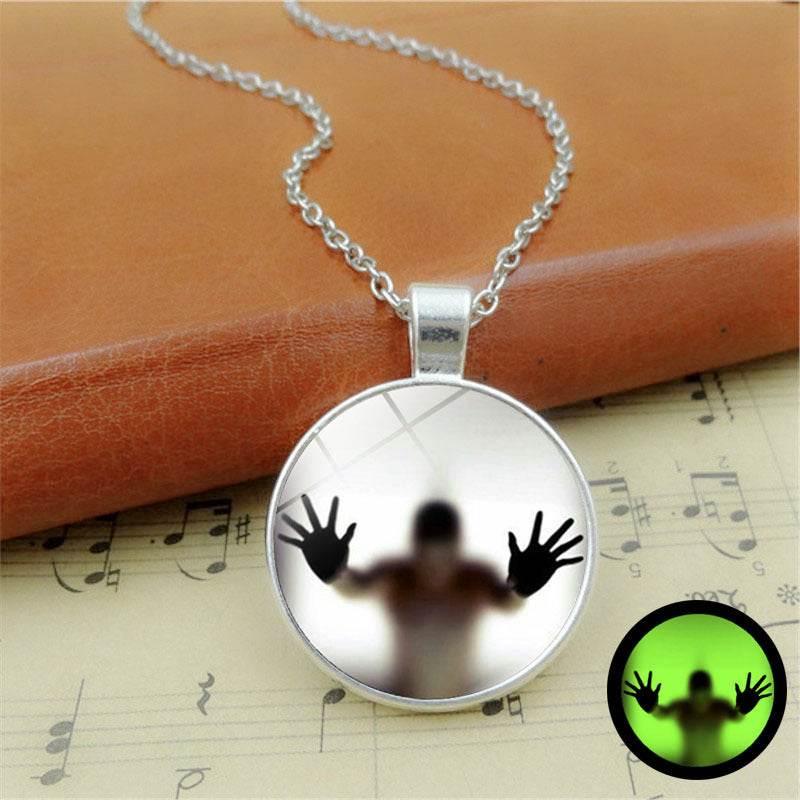 ZA-Zola Round Luminous Necklace Halloween - ZA-Zola