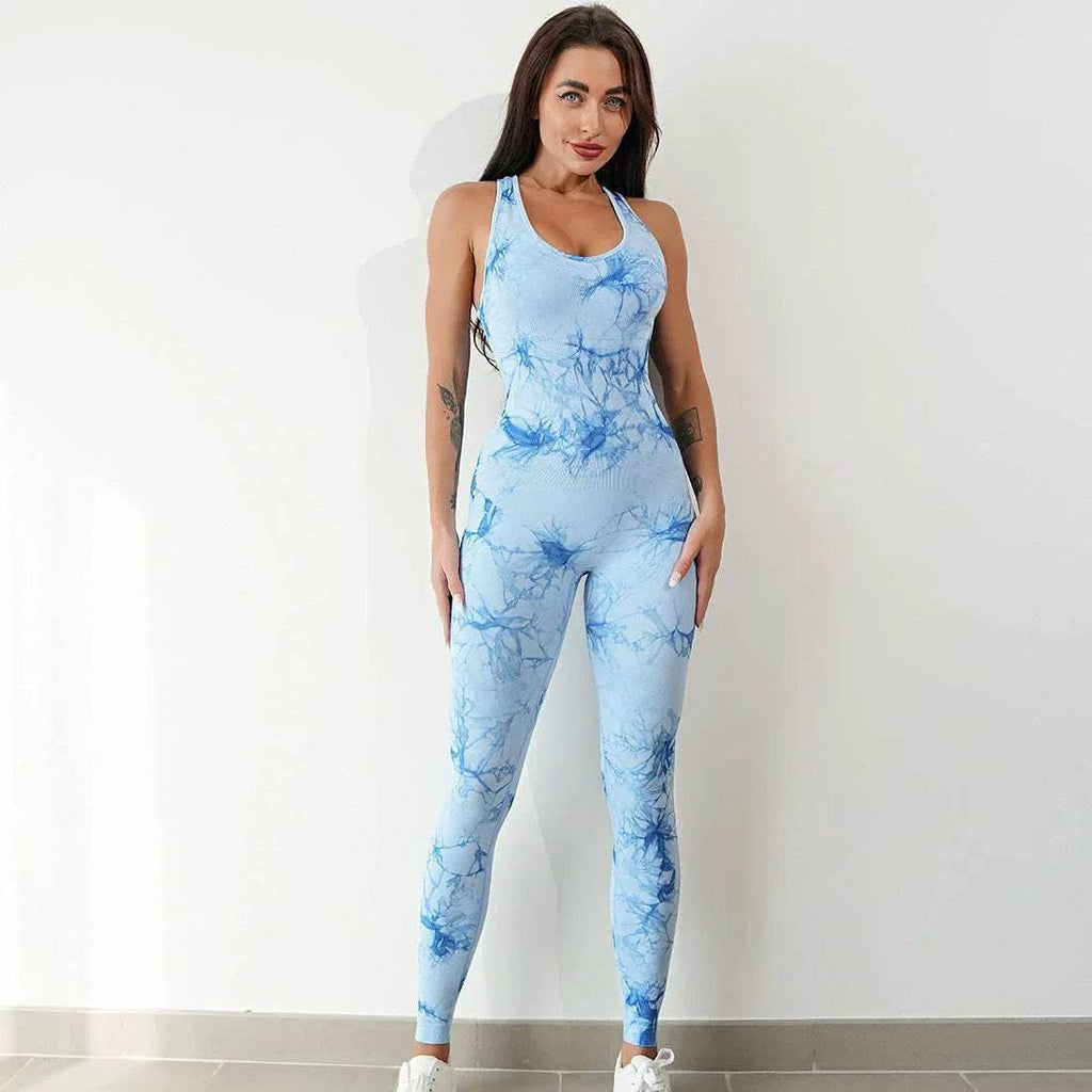 Breathable One-Piece Workout Jumpsuit for Women – Moisture-Wicking - ZA-Zola