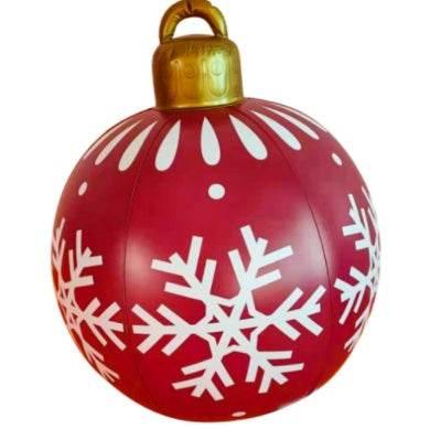 Inflatable Christmas Ornament Ball 60CM Outdoor PVC - ZA-Zola