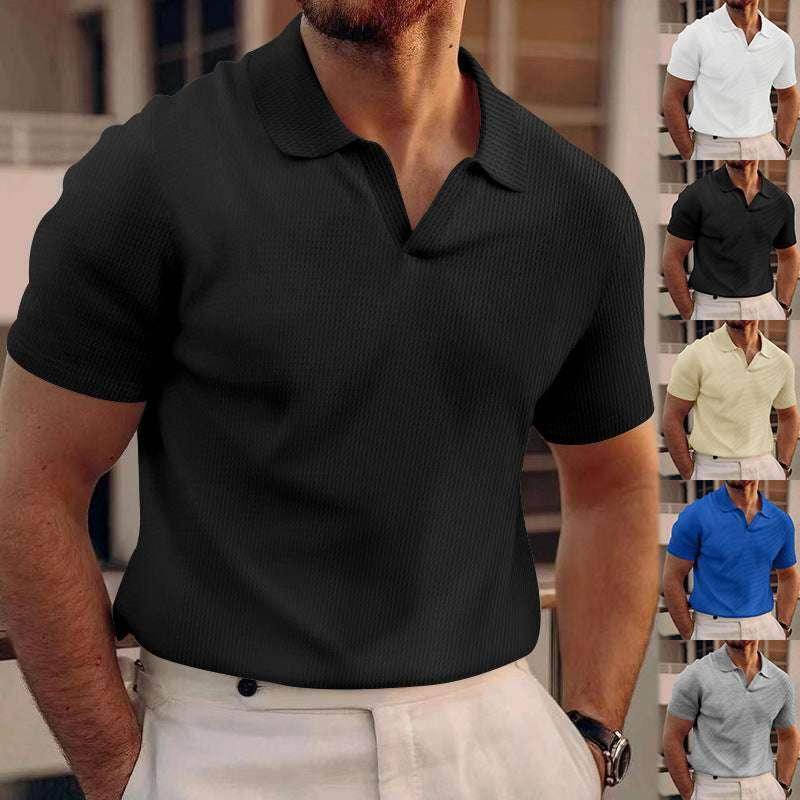 Men’s short-sleeve polo shirt in multiple colors, trendy ZA-Zola fashion, UK apparel