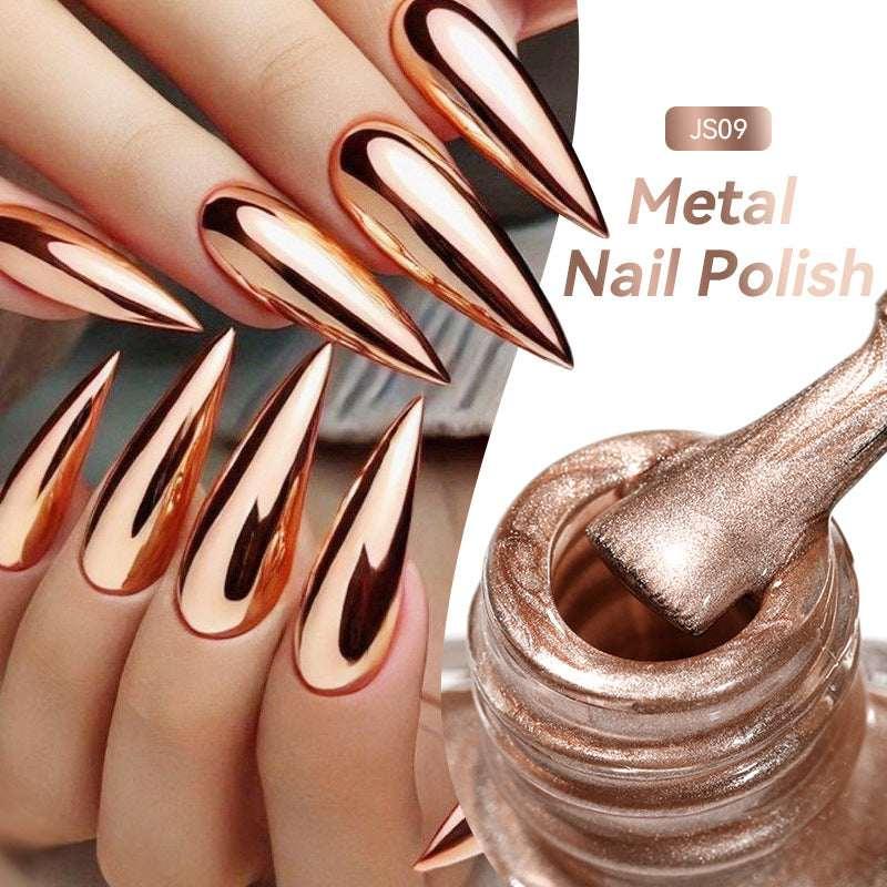 Metallic Mirror Nail Polish – Quick-Dry, No Baking Needed - ZA-Zola