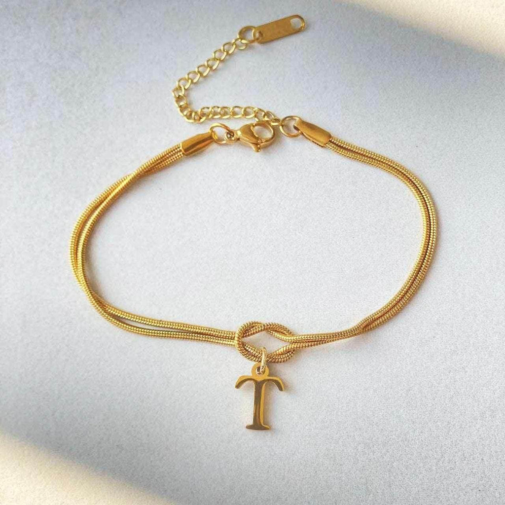 A-Z Love Knot Bracelets | Personalized Jewelry Gift - ZA-Zola