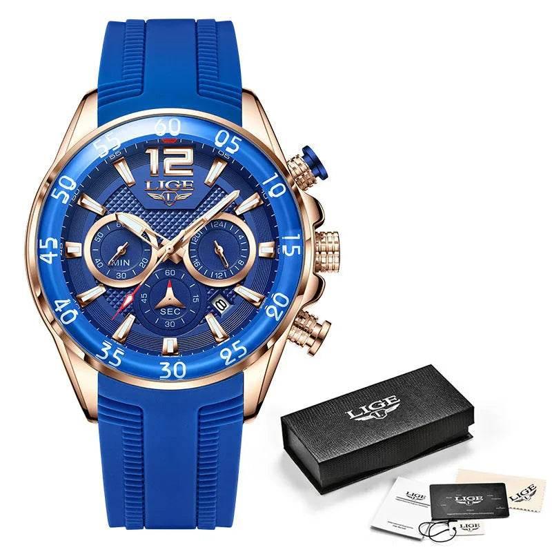 Waterproof Sports Quartz Men's Watch – Stylish & Durable - ZA-Zola
