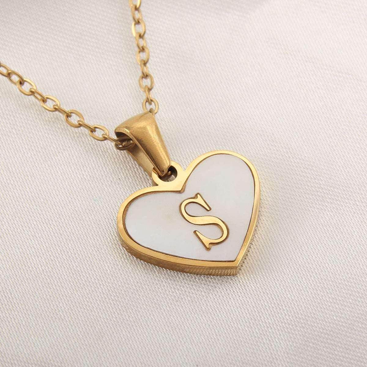 26 Letter Heart Necklace – Personalized Valentine's Gift - ZA-Zola
