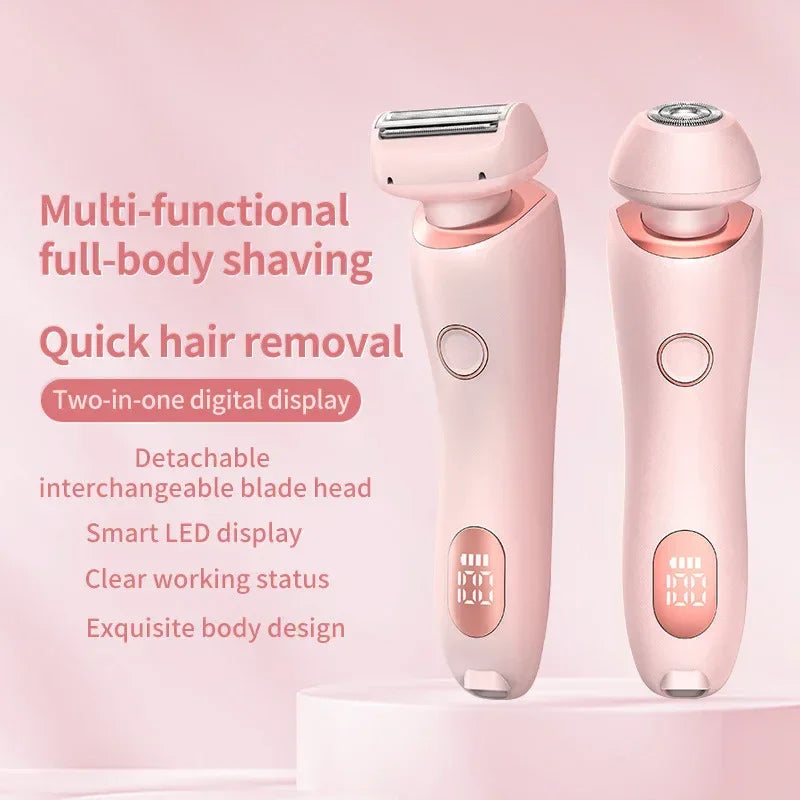Women Electric Shaver – 2 in 1 USB Rechargeable Hair Remover - ZA-Zola