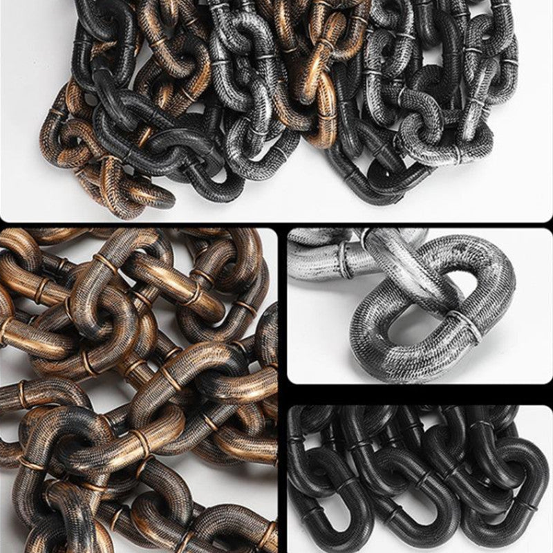 Halloween Fake Chain Toys | Haunted House Bar Decor
