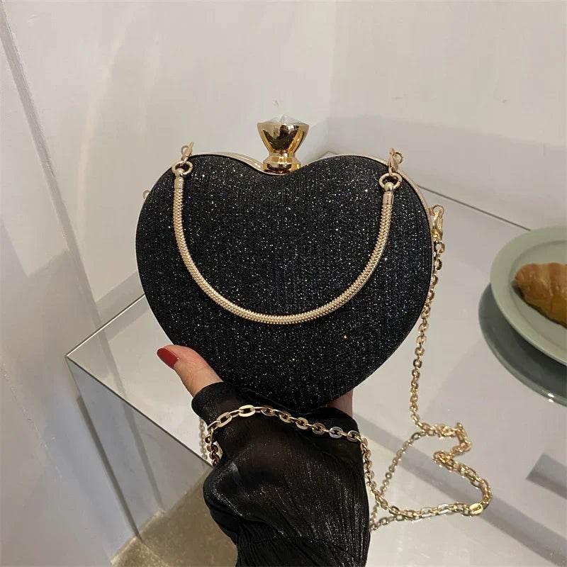 Love Chain Crossbody Handbag – Trendy & Elegant - ZA-Zola
