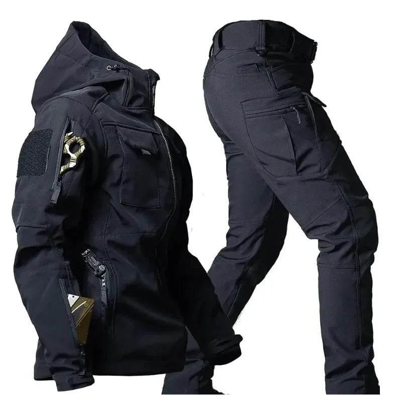 Men's Tactical Soft Shell Jacket - Waterproof Windbreaker - ZA-Zola