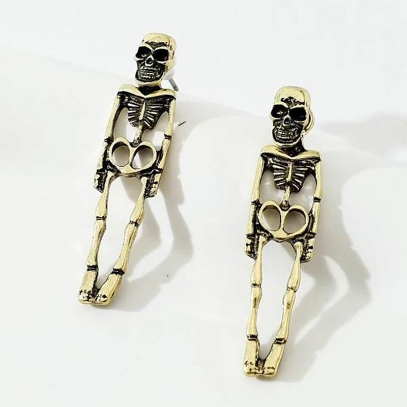 ZA-Zola Skull Simulation Halloween Earrings - ZA-Zola