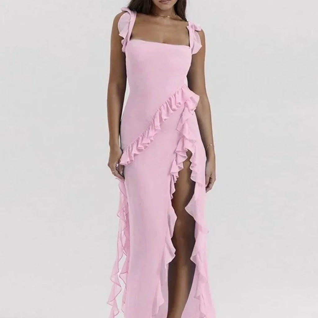 Summer Stringy Selvedge Stitching Dress - Trendy Fashion - ZA-Zola