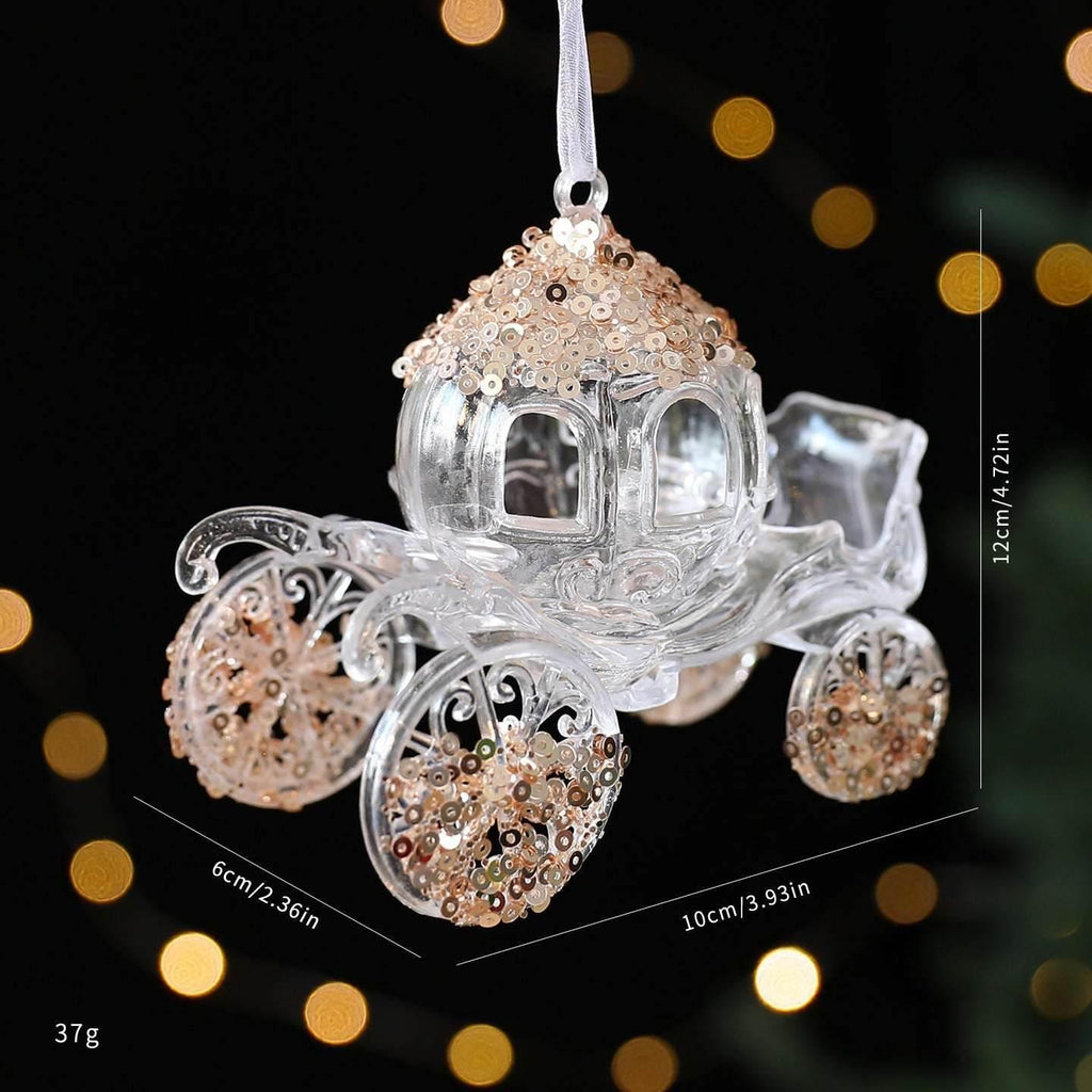 Sequined Acrylic Christmas Decoration Pendant Ornaments - ZA-Zola
