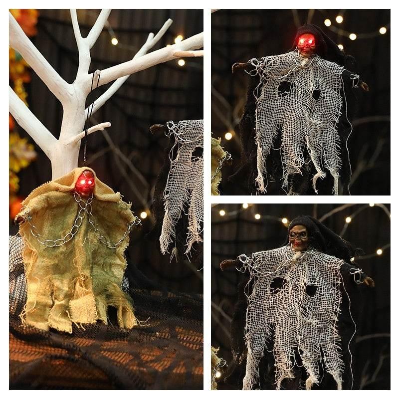 ZA-Zola Halloween Glowing Skull Hanging Ghost - ZA-Zola