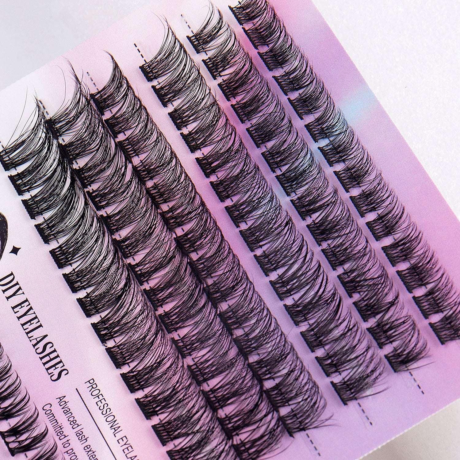 Segmented Cluster Lashes – 12 Rows, 150 Lash Clusters - ZA-Zola