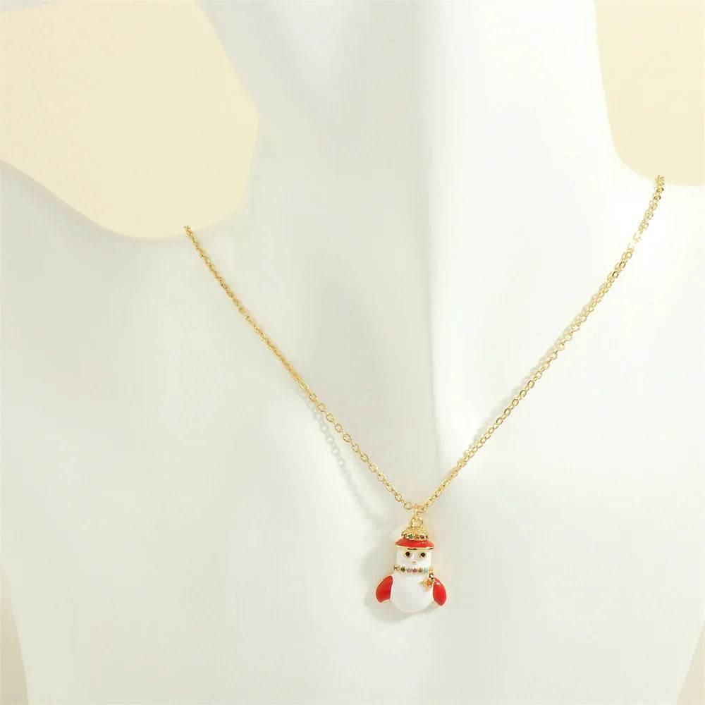 Festive Christmas Tree & Santa Necklace – Shop Now - ZA-Zola
