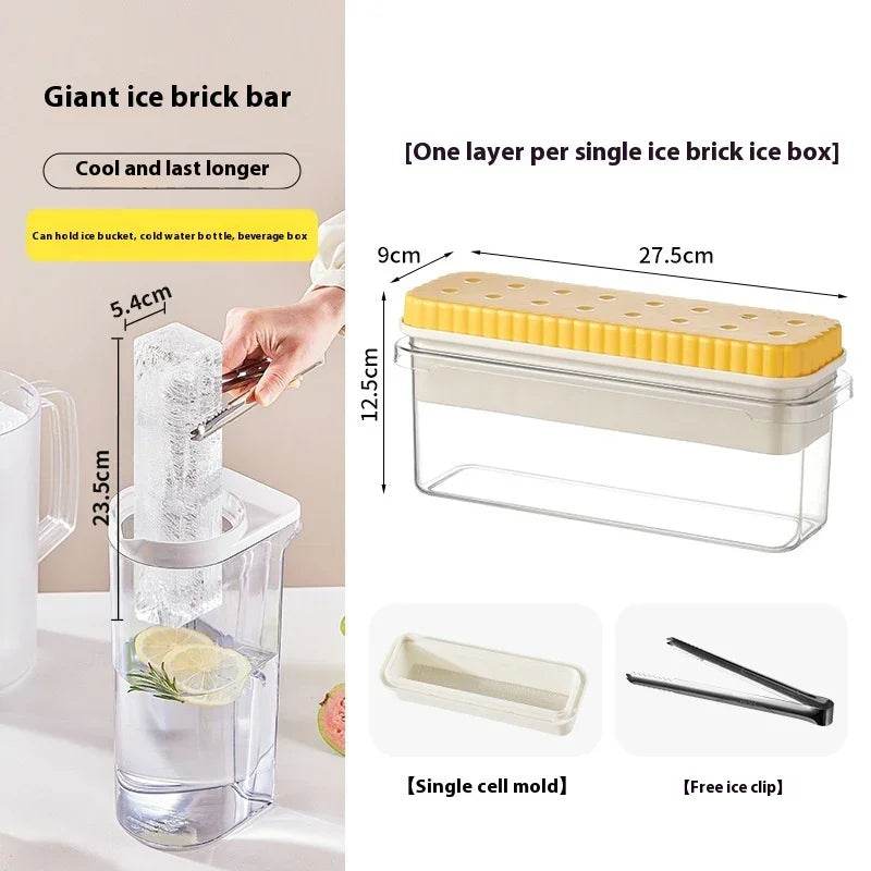 Large Gap Press Ice Cube Mold - Single to 4 Grids - ZA-Zola